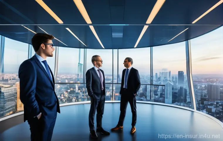 보험계리사와 유럽 시장 접근법 - **Prompt 1: Navigating Europe's Regulatory Landscape**
"A diverse group of professional actuarie...